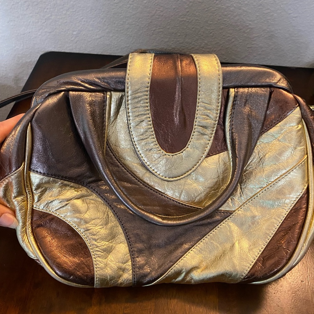 Genuine leather handbag